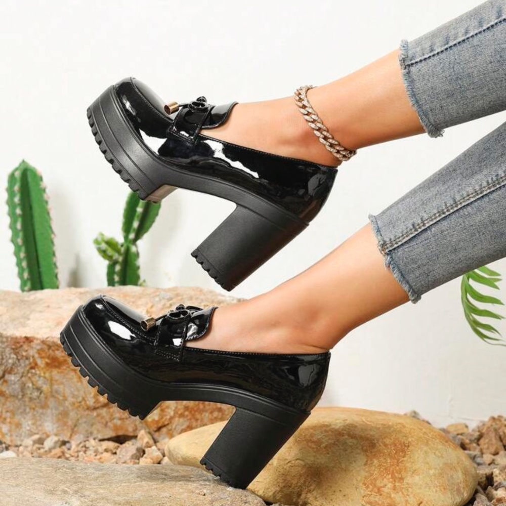 School Girl Thick Heel
